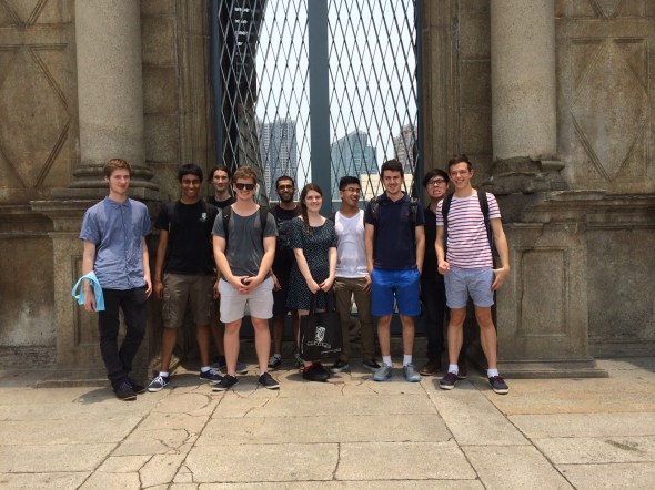 The group in front of St Paul's.