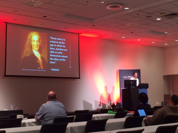 One of these is Voltaire, one is Steve Wheeler.